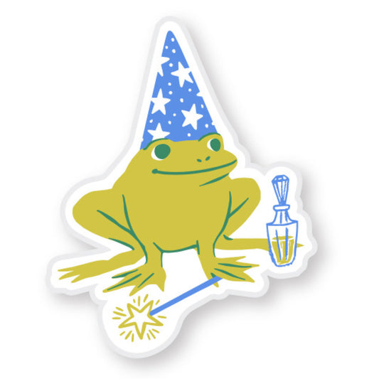 Wizard Frog Acrylic Pin
