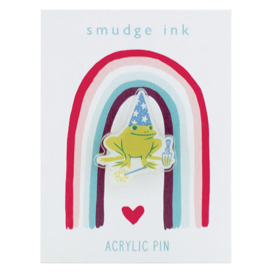 Wizard Frog Acrylic Pin