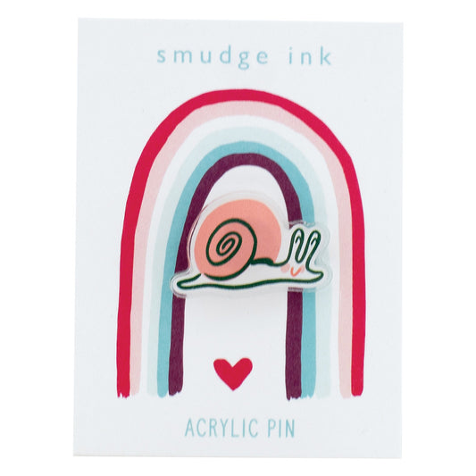 Snail Acrylic Pin