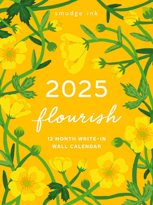 2025 Flourish Wall Calendar