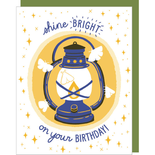Lantern Birthday Card