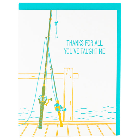 Fishing Poles Greeting Card