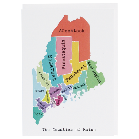 Map of Maine (Rainbow)