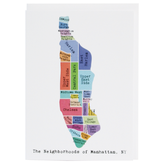 Map of Manhattan (Rainbow)