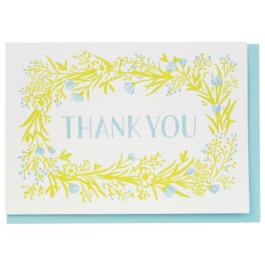 Wildflower Thank You Note Cards