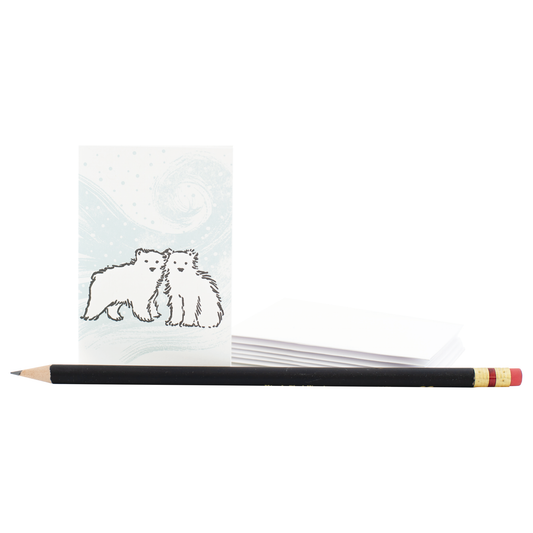 Mini Polar Bears Holiday Enclosure Card