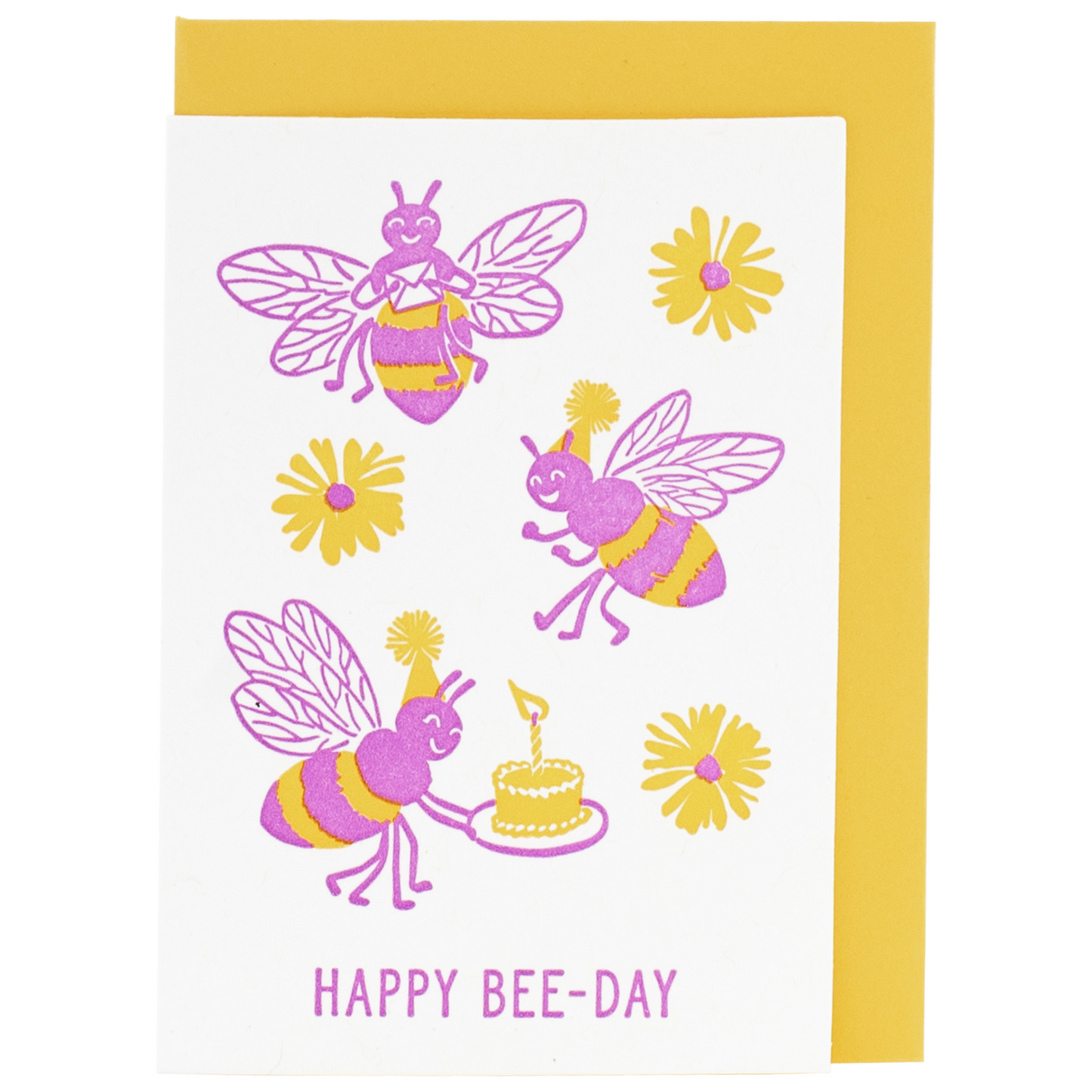 Mini Bee Party Enclosure Card