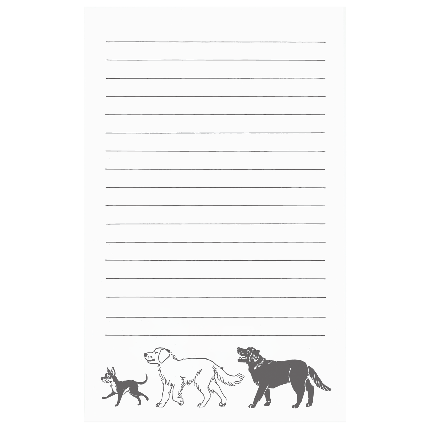 Dog Parade Notepad