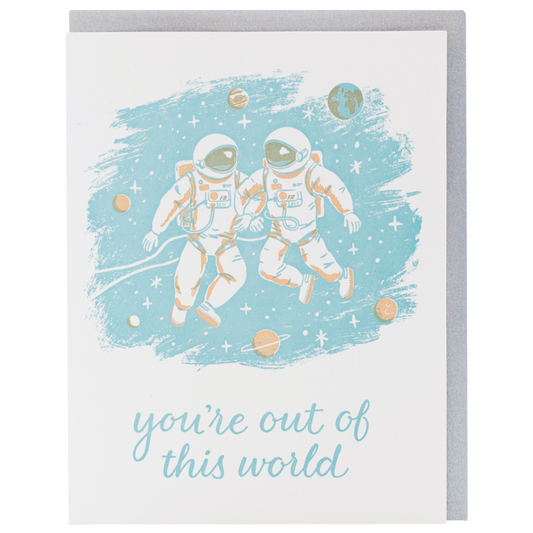 Astronauts Love Card