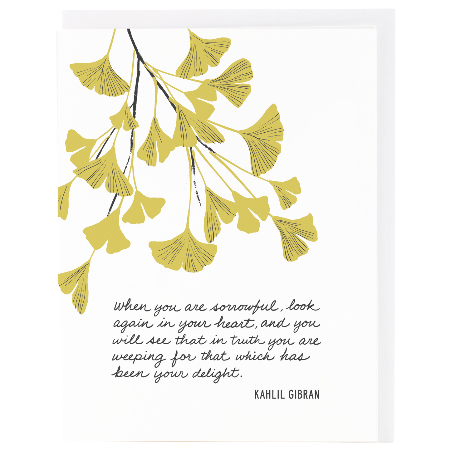 In Your Heart Quote Sympathy Card