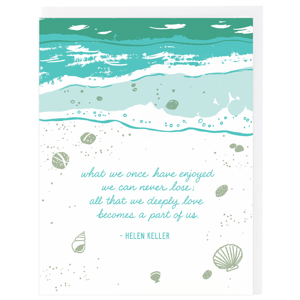 Deeply Love Quote Sympathy Card