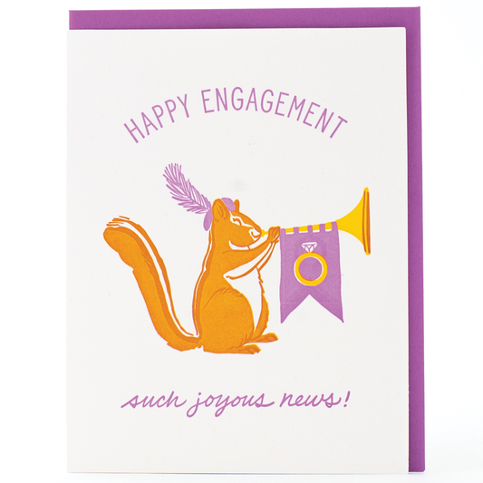 Fanfare Engagement Card